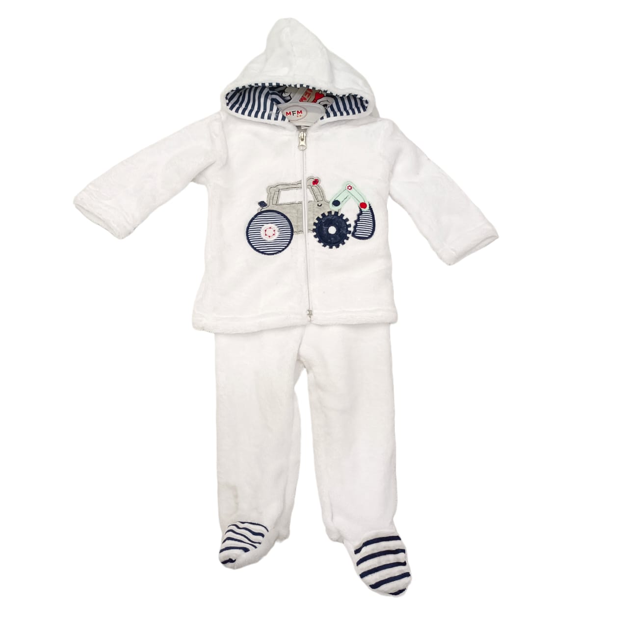 CNW825 Winter Fleece Hooded Dress