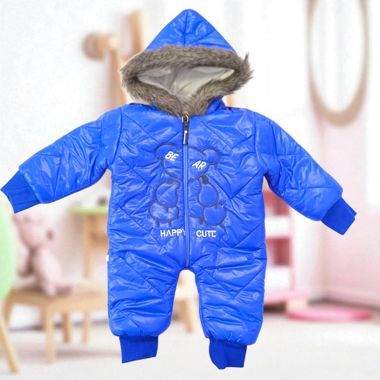 CNW250 Winter Puffer Hooded Romper