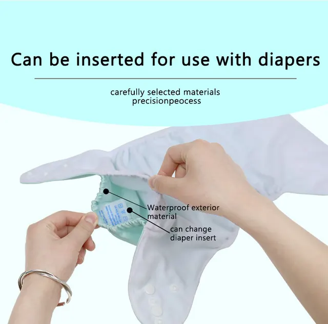 0 to 24 Months Washable Reusable Baby Diapers
