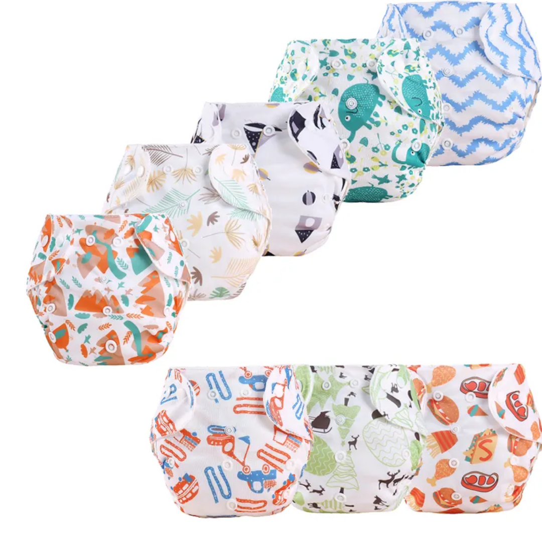 Imported Adjustable Washable Baby Diapers Pack of 3
