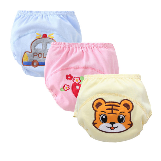 0 to 24 Months Washable Reusable Baby Diaper Pack of 3