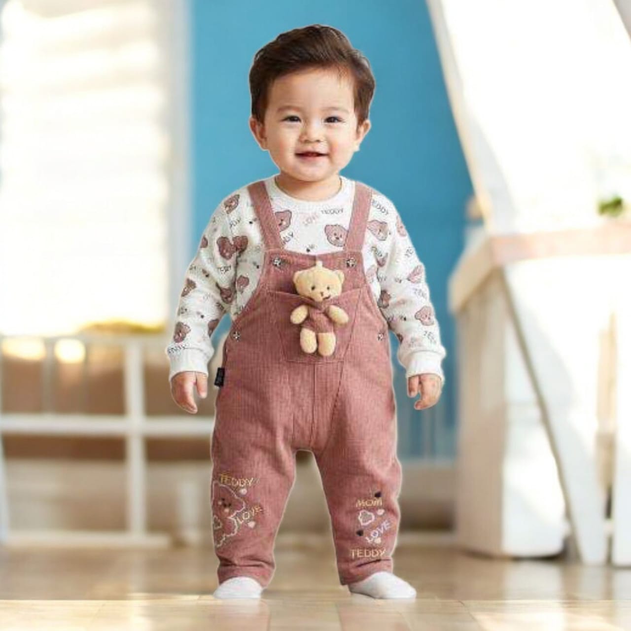 CNW5816 Winter Formal Romper with Shirt And Toy