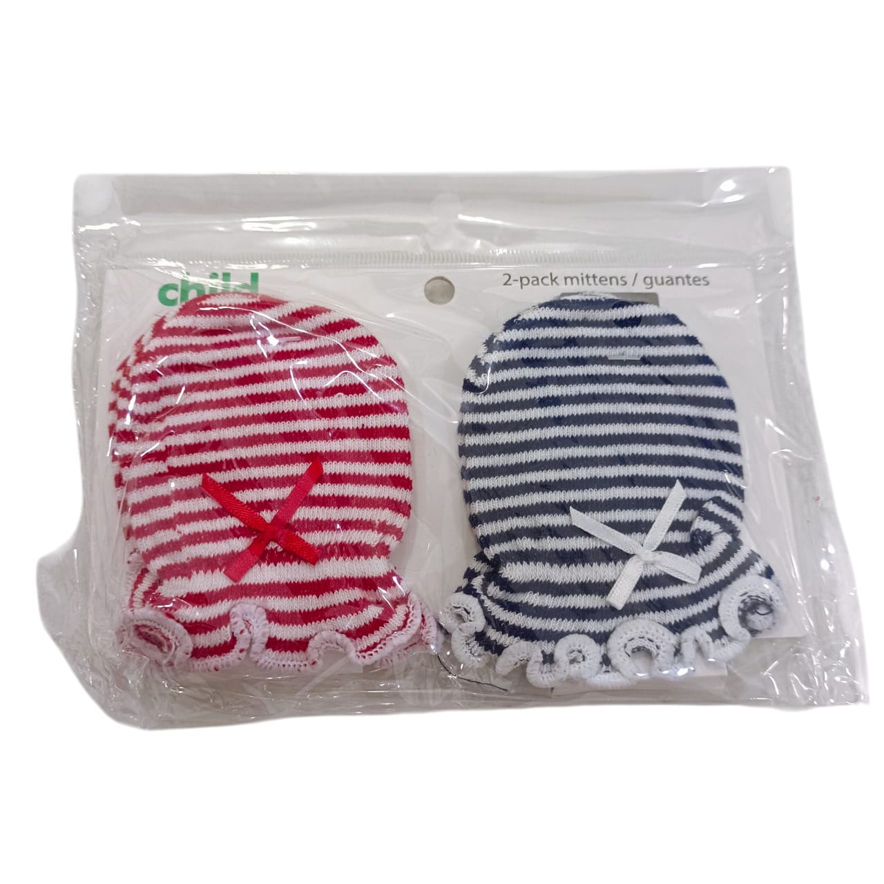 AC862 Newborn Imported Summer Mittens Pack of 2