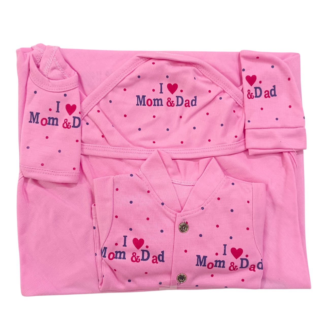 CN541 Newborn Summer Soft Cotton Starter Set 5 Pcs