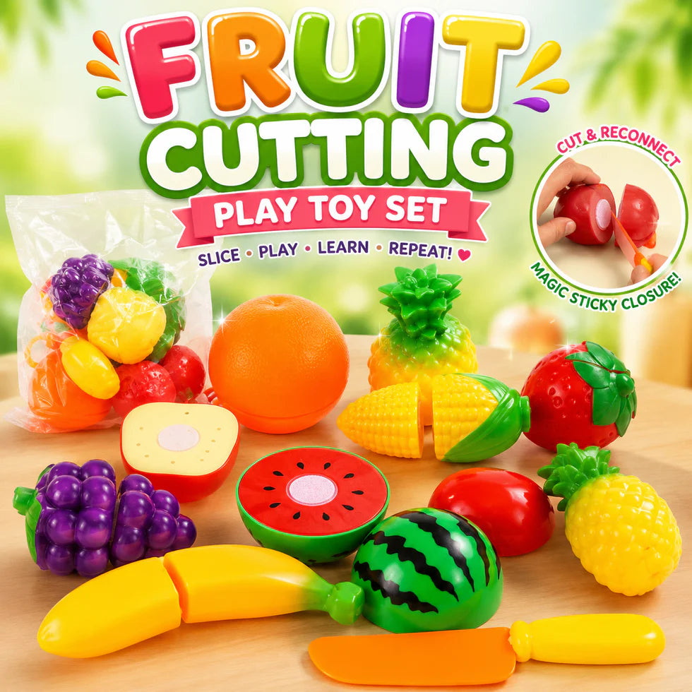 Fruit Cutting Play Toy Set for Kids