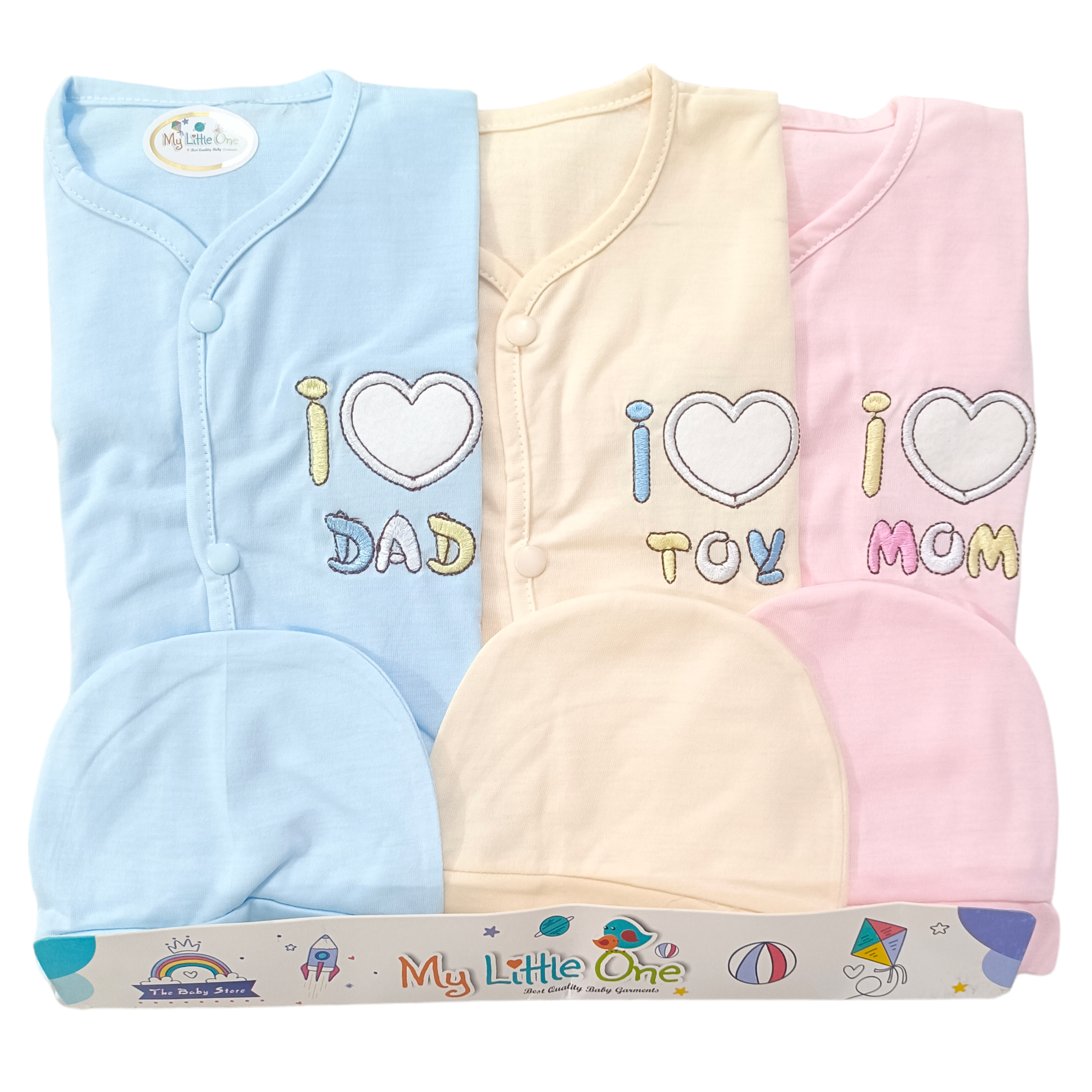 CN311 Newborn Summer Dresses Pack of 3