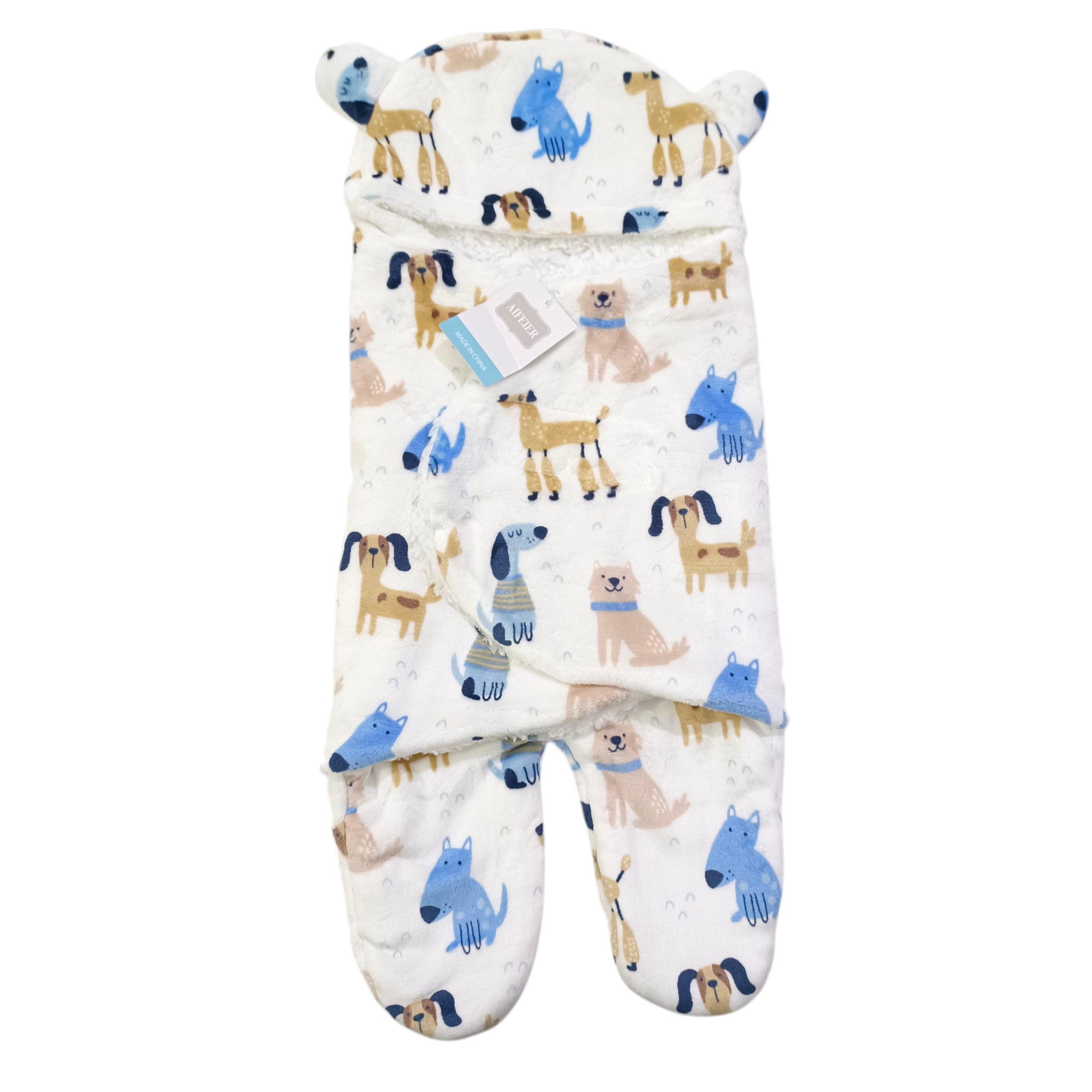 AC1551 Imported Velvet Winter Wrapping Swaddle