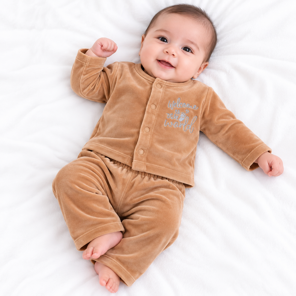 CNW05 Welcome to the World Winter Velvet Dress
