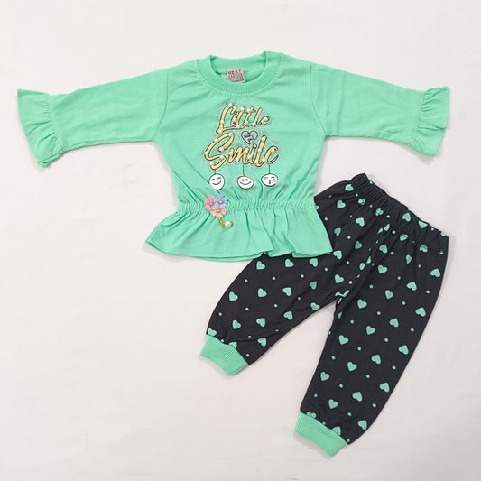 CN1815 Baby Girl Summer Formal Dress Shirt and Trouser