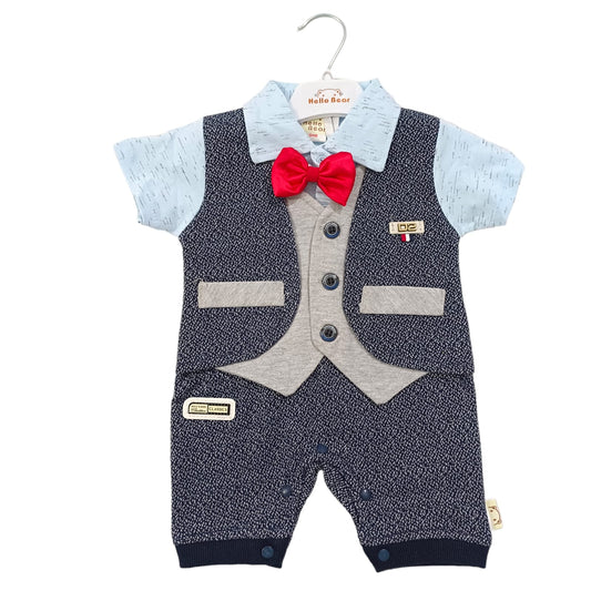 Prince Romper with Bow Tie PK1124
