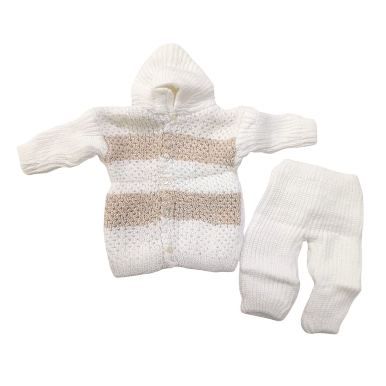 CNW010 Newborn Woolen Hooded Dress