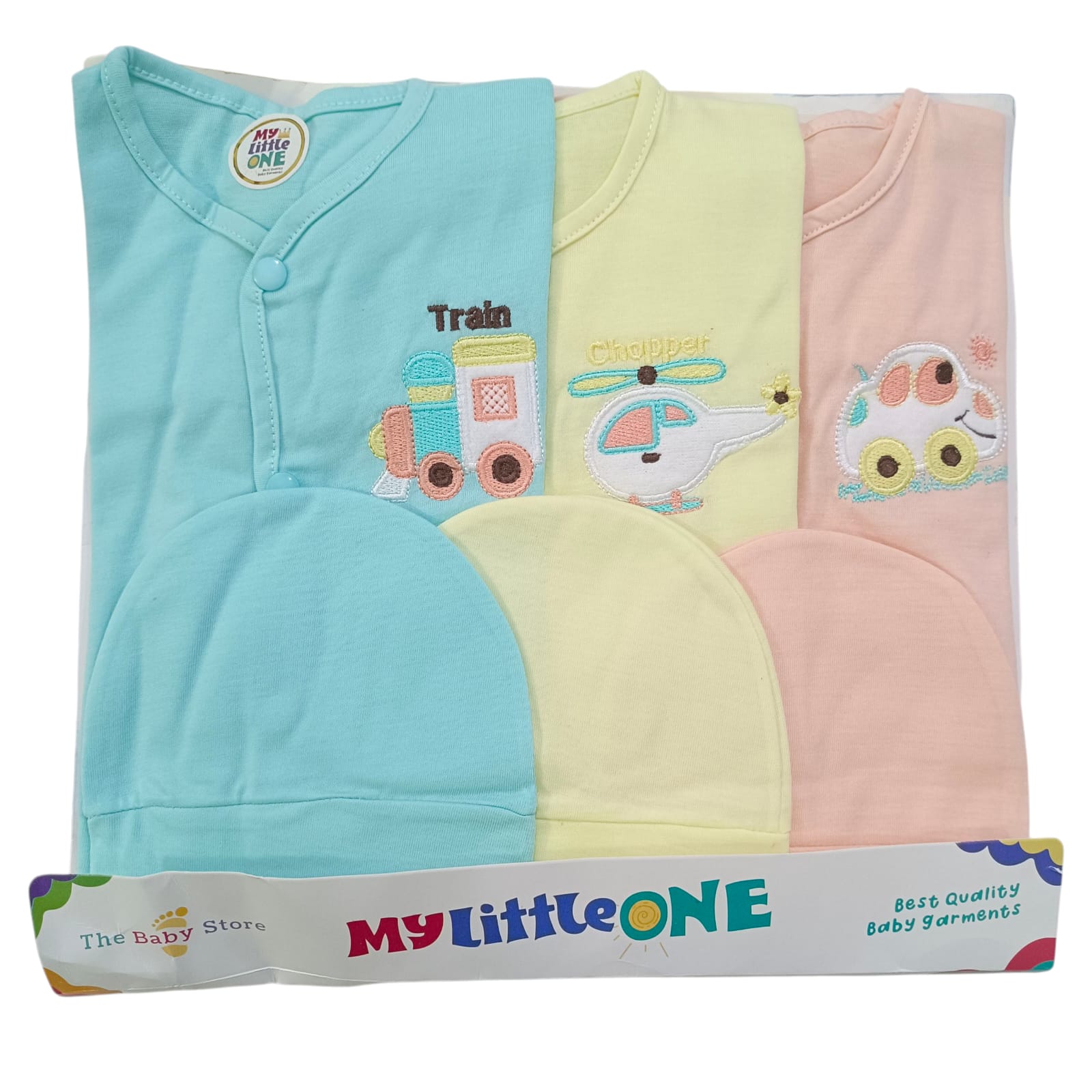 CN416 Newborn Summer Dresses Pack of 3