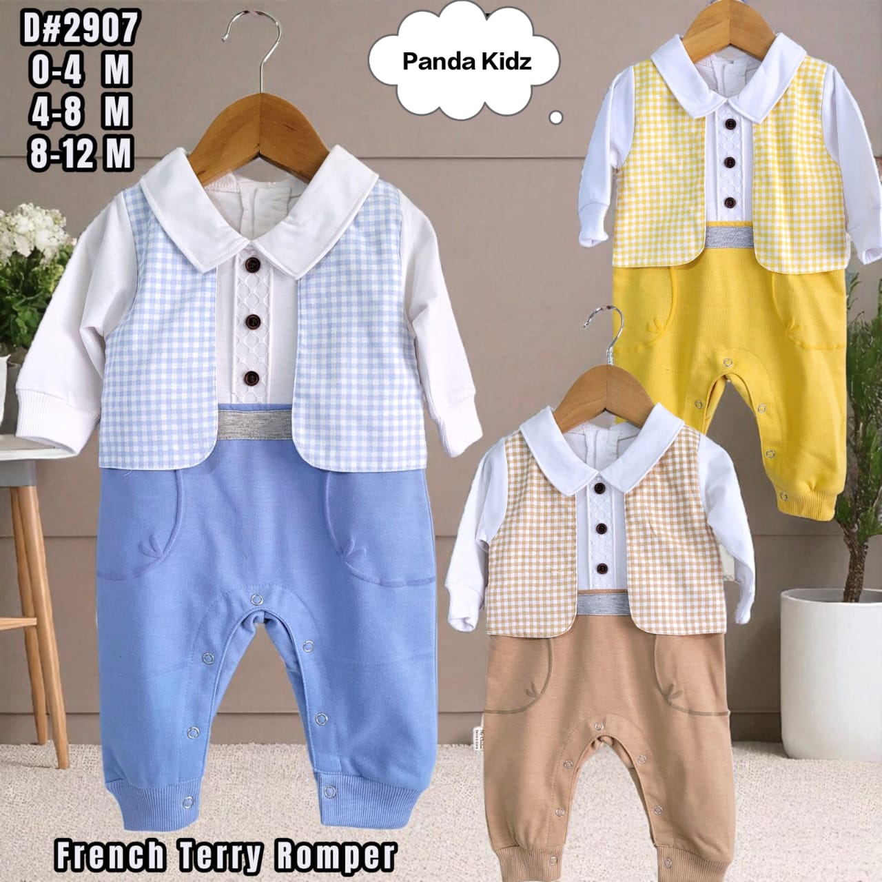 CNW2907 Winter Formal Prince Romper