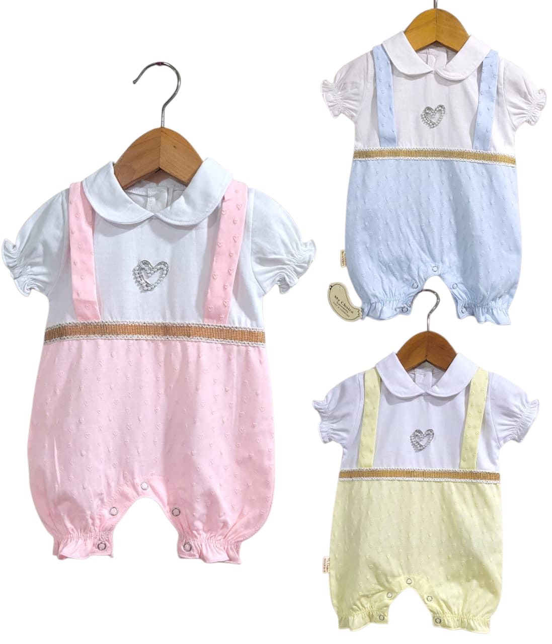 CN714 Summer Formal Baby Girl Romper