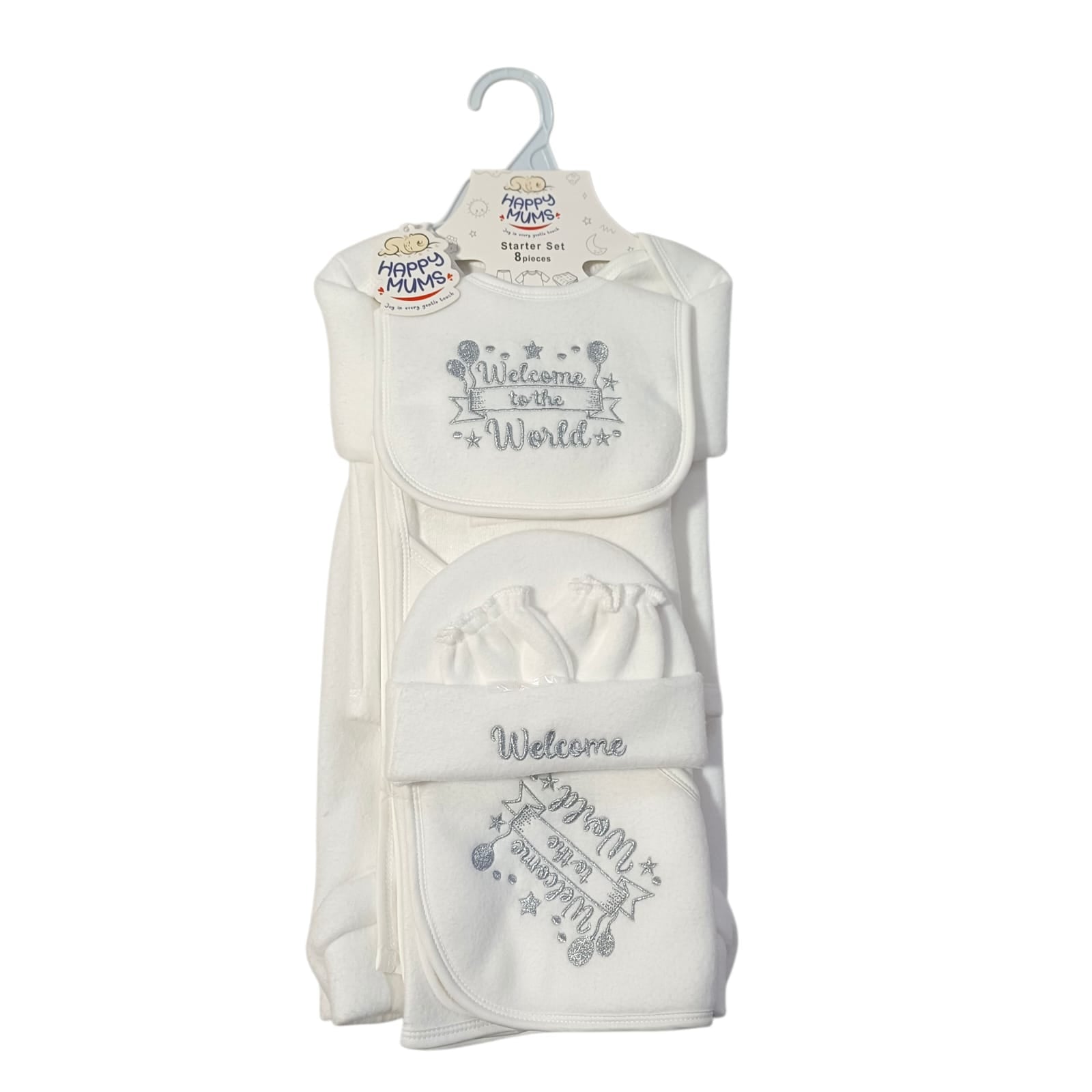 Welcome to The World Winter Fleece Newborn Starter Set 10 Pcs