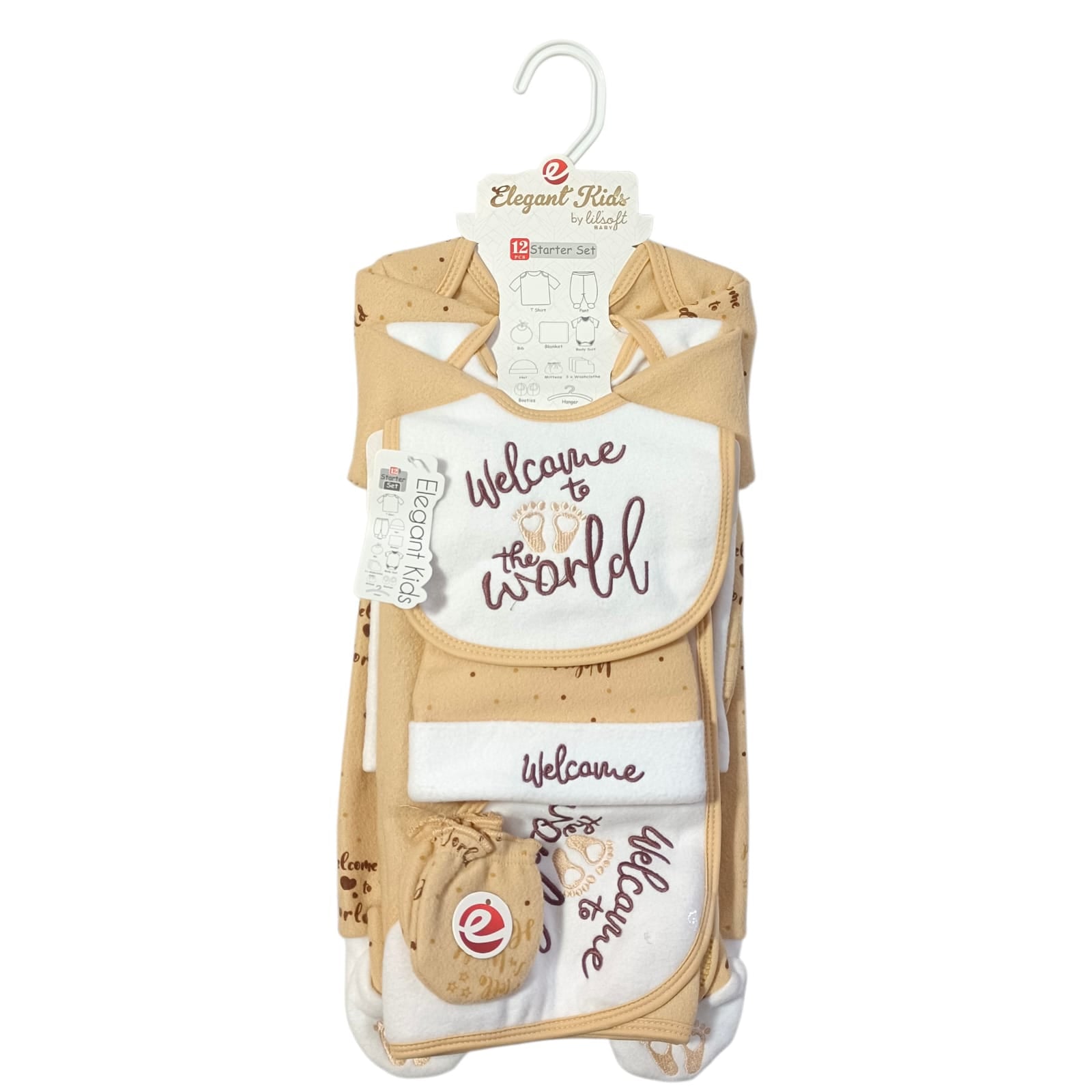 Welcome to The World Winter Fleece Newborn Starter Set 12 Pcs