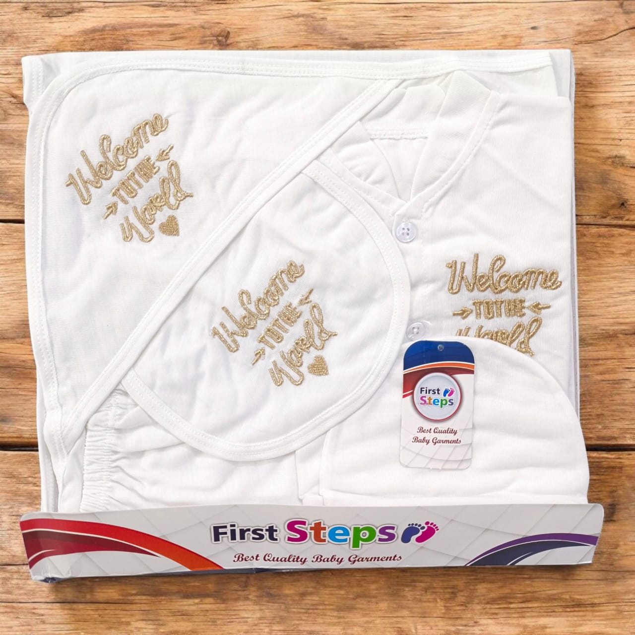 CN390 Newborn Summer Soft Cotton Starter Set 5 Pcs