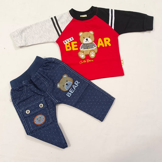 Formal Summer Baby Trouser Shirt (Cute Bear) PK3025