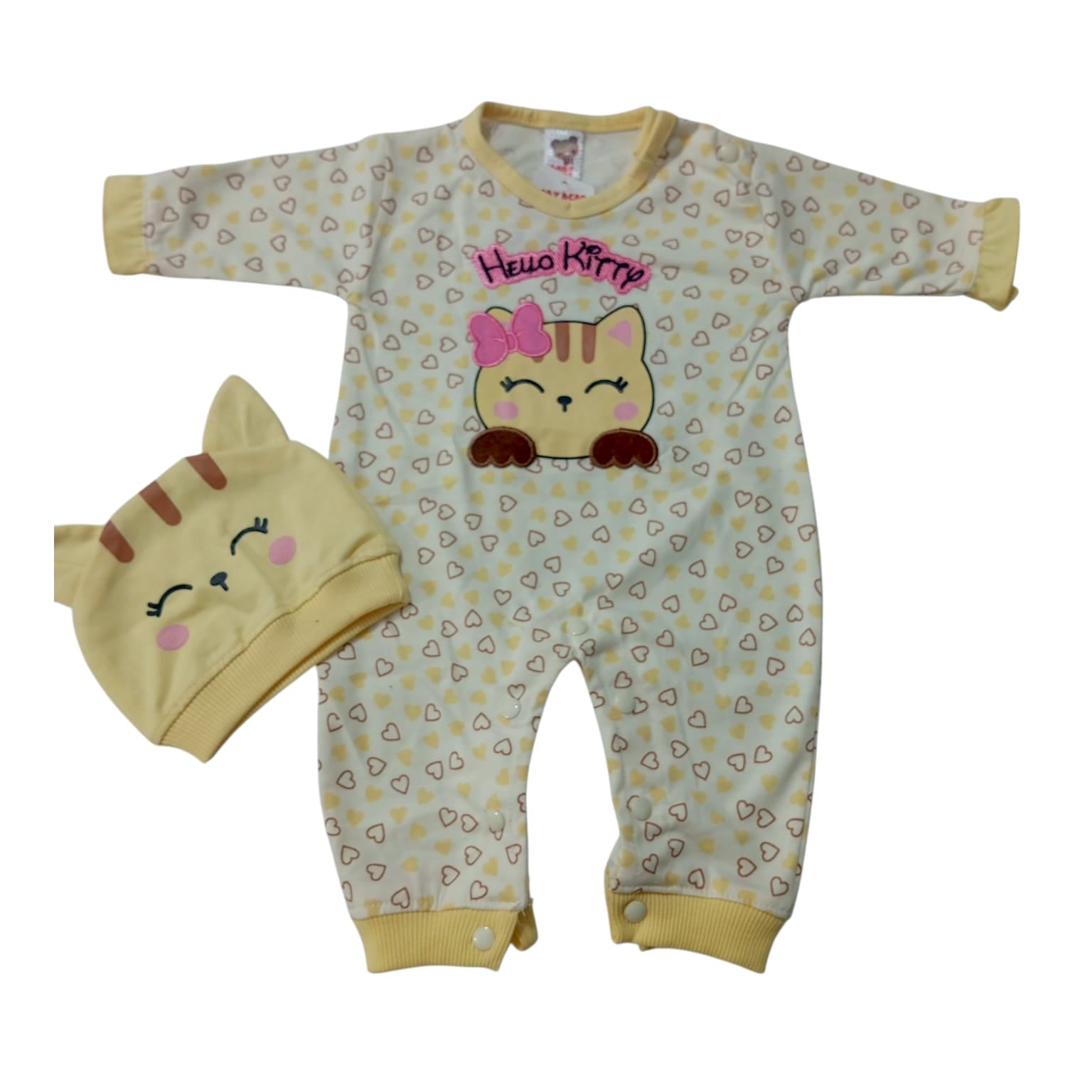 CN207 Baby Summer Formal Romper With Cap