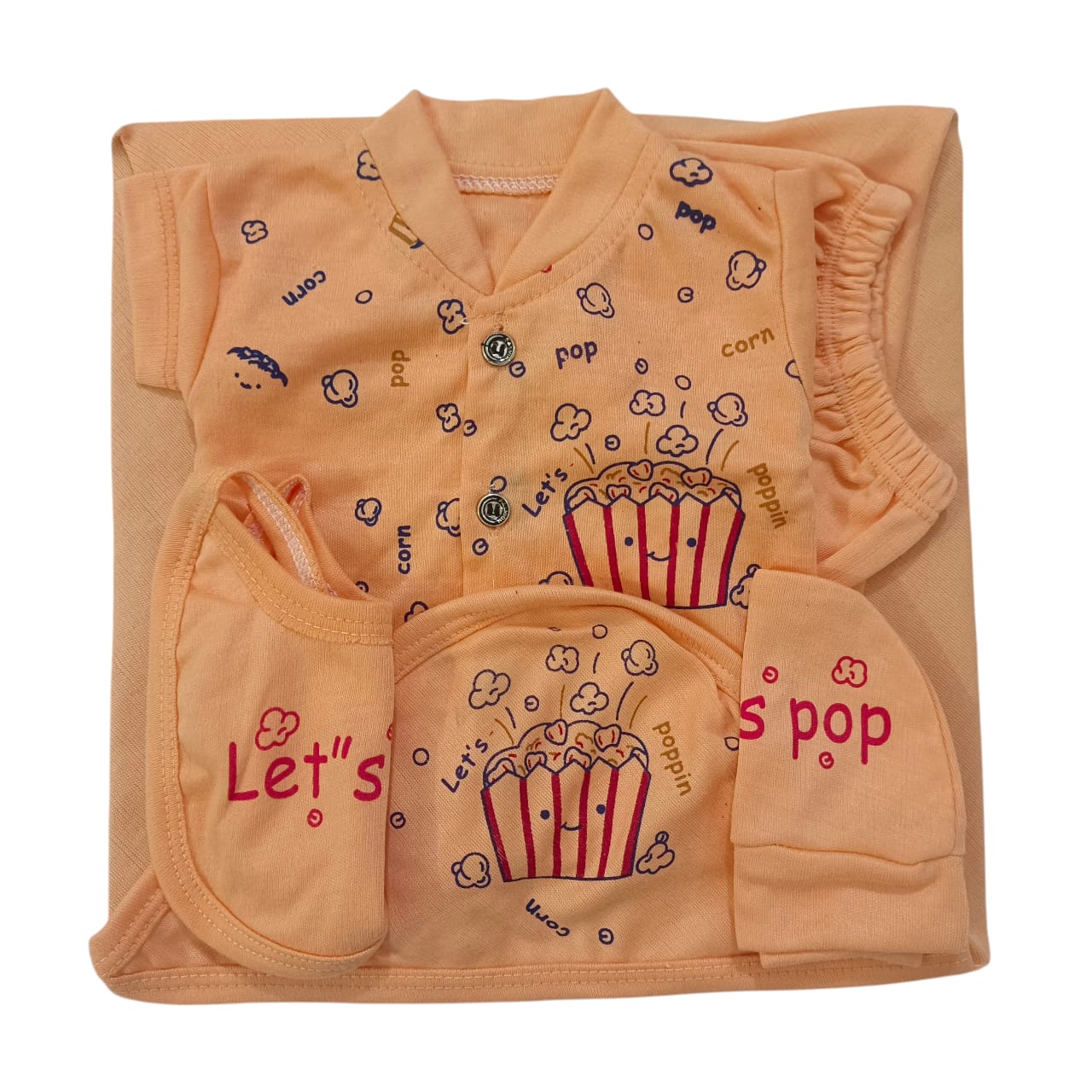 CN548 Newborn Summer Soft Cotton Starter Set 5 Pcs