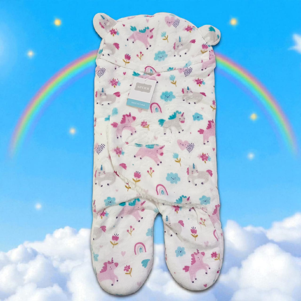 AC1552 Imported Velvet Winter Wrapping Swaddle