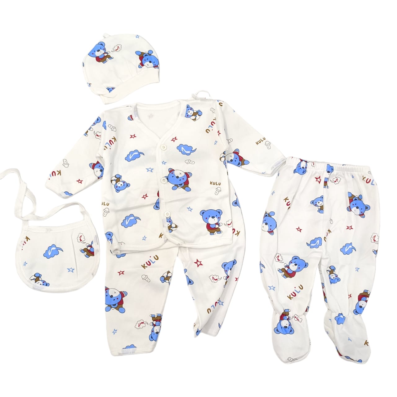 CNW8587 0 to 6 Months Winter Fleece Starter Sets 5 PCs