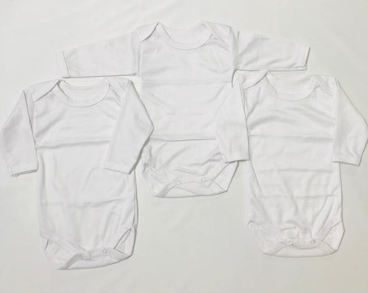 Full Sleeve Baby Vest-Romper Pack of 3