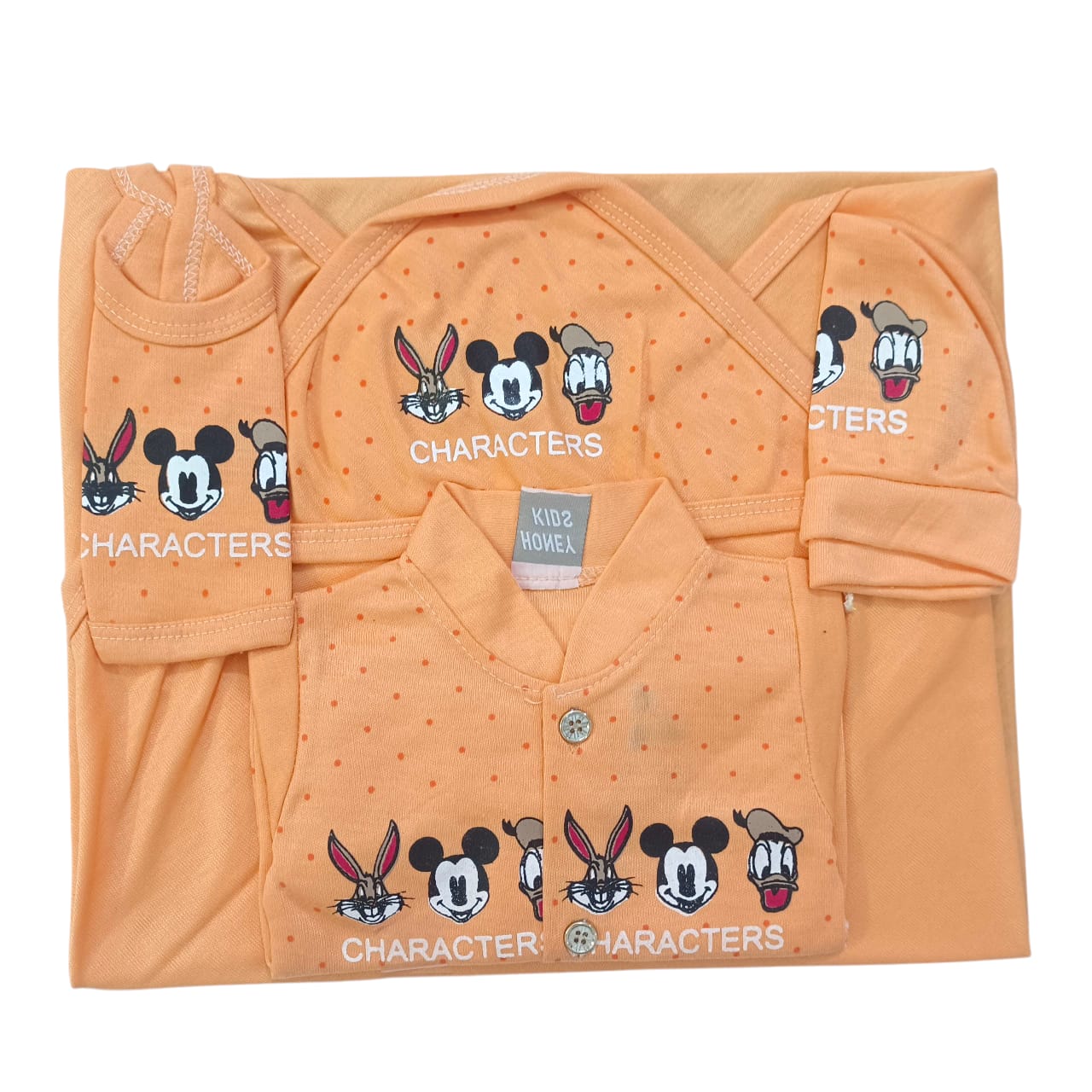 CN544 Newborn Summer Soft Cotton Starter Set 5 Pcs