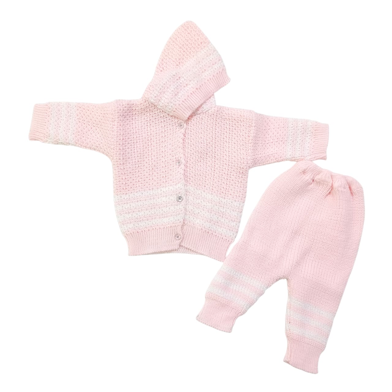 CNW38 New Born Winter knitted Hooded Dress