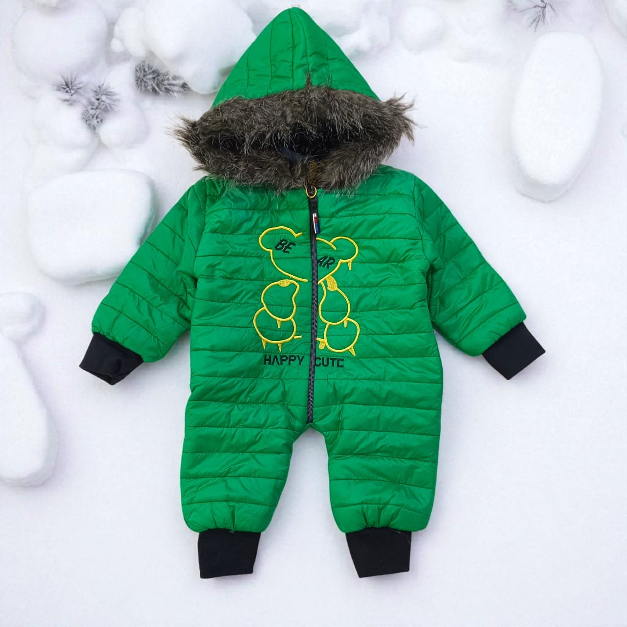 CNW250 Winter Puffer Hooded Romper