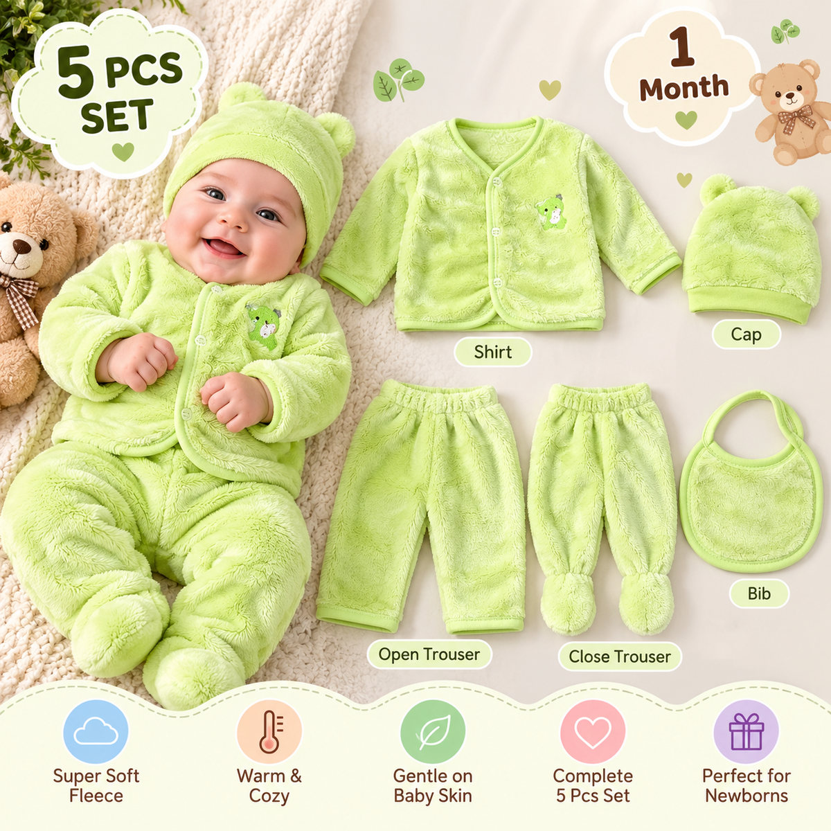 CNW94 Imported Winter Velvet Starter Set 5 Pcs