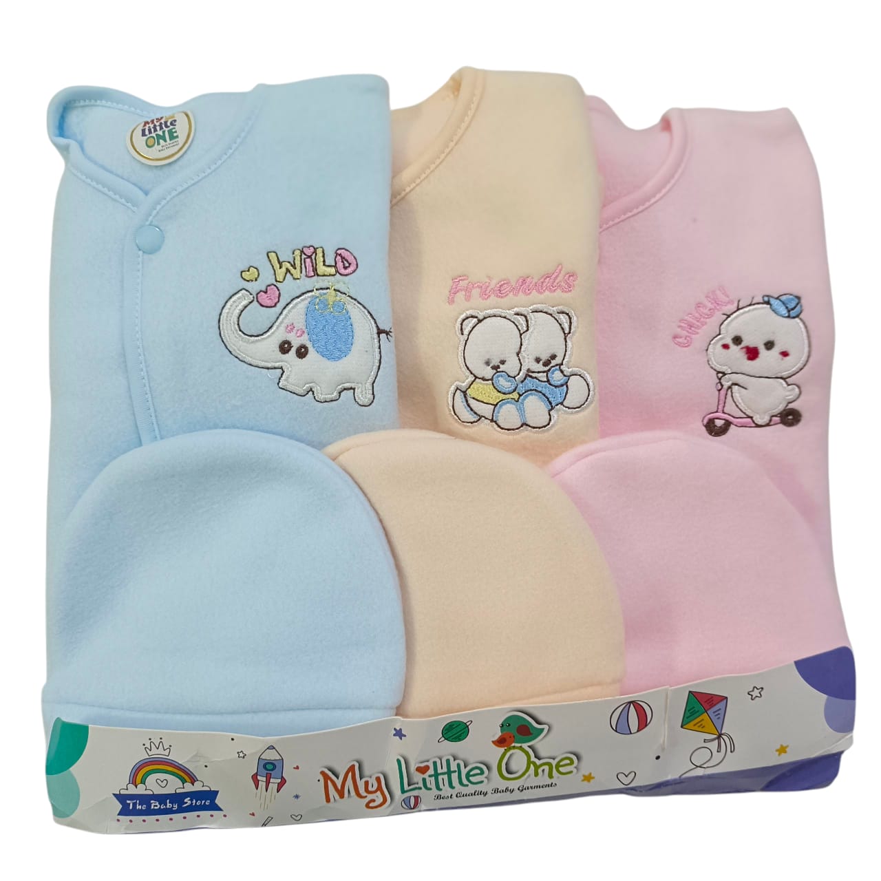 CNW1004 Newborn Winter Fleece Pack of 3