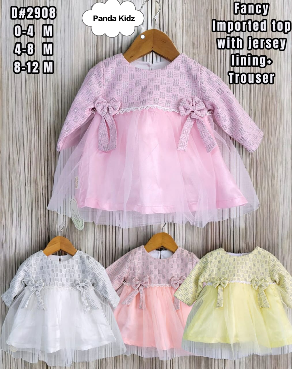 CNW2906 Winter Formal Frock with Trouser