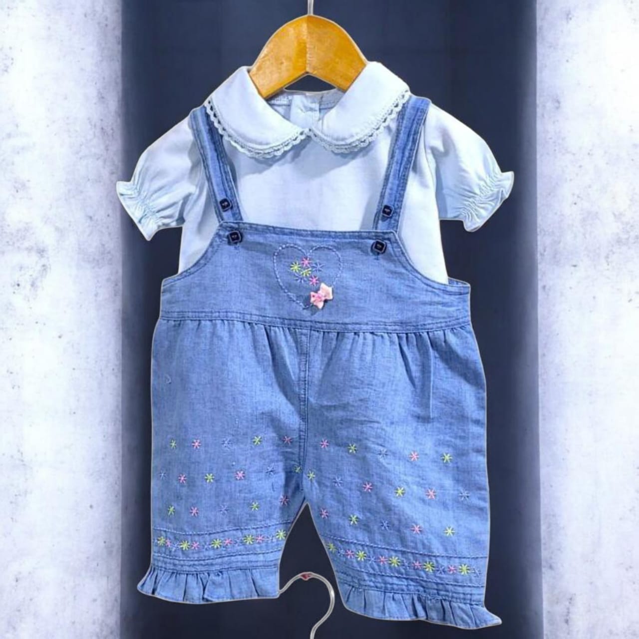 CN713 Summer Formal Baby Girl Romper